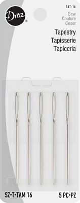 Dritz Hand Needles Tapestry Size 16 5 ct.