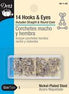 Dritz Hooks & Eyes Nickel Sz #1