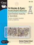 Dritz Hooks & Eyes Nickel Sz #1