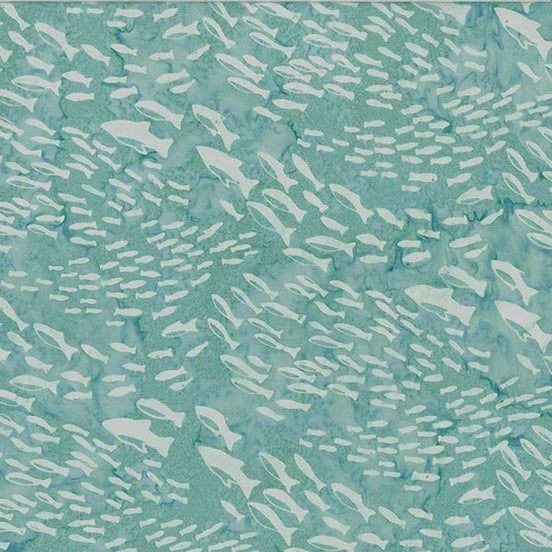 Bali Batik by Wildfire Designs Alaska School Aquamarine