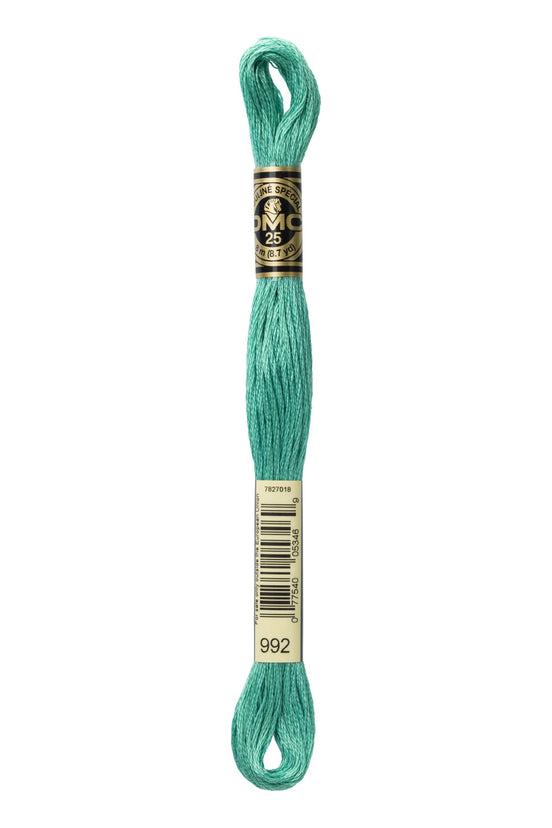 DMC Embroidery Floss 8.7yd #992 LIGHT AQUAMARINE