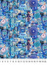 Color Collage II Blue COLLAGE