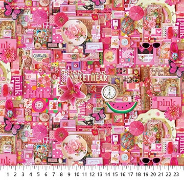 Color Collage II Pink COLLAGE