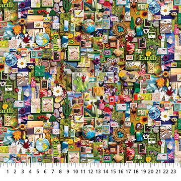 Color Collage II Earth COLLAGE