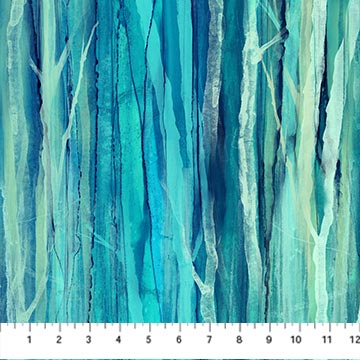 Morning Light Turquoise TREE TEXTURE
