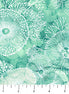Deep Blue Sea Flowers Lt Teal Multi