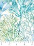 Deep Blue Multi Coral White Multi