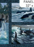 Naturescapes Voyage Orca Panel 32"x43"