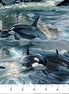 Naturescapes Voyage Blue Multi Orcas