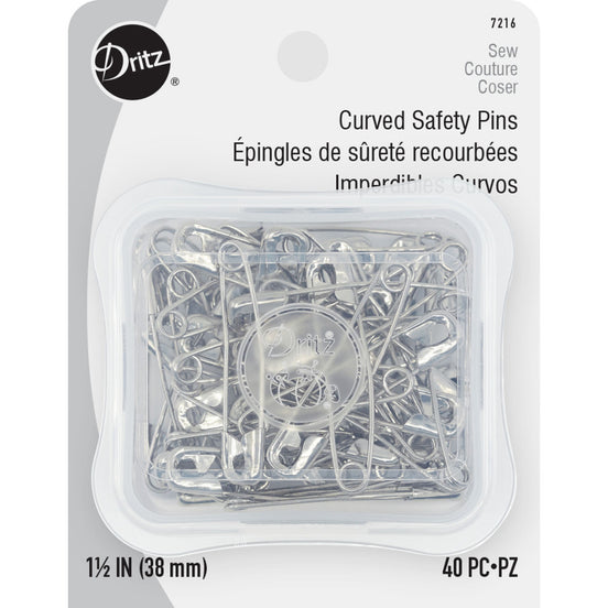 Dritz Curved Safety Pins 1.5in