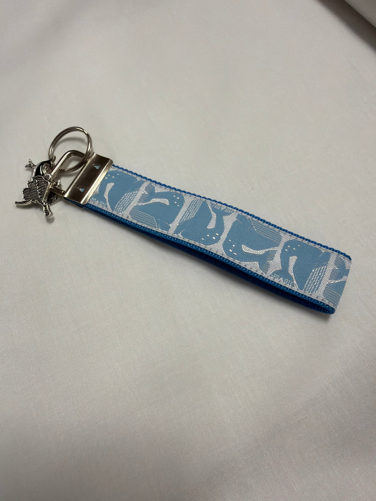 Alaskan Jacquard Key Fob Whale