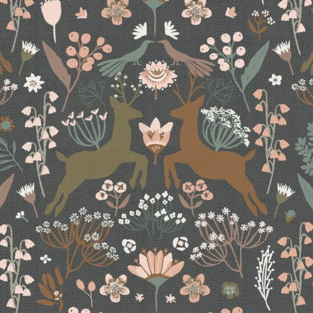 AGF Flannel Woodlandia Charcoal