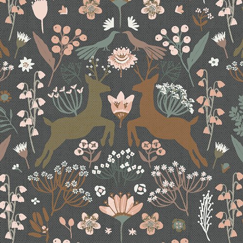 AGF Flannel Woodlandia Charcoal