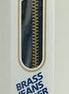 Brass Jeans Zipper 9" Black