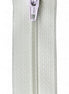 Polyester Zipper 16" White