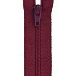 Polyester Zipper 22" - Barberry Red Coats and Clark