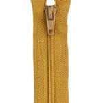 Polyester Zipper 9" - Mine Gold