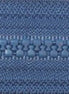 Fastrak Vislon 24" Blue Separating Zipper