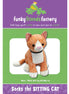 Socks The Sitting Cat Pattern