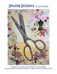 Sewing Scissors Collage Pattern by Laura Heine