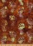 Big Foot Footprint Hoffman Bali Batiks Pecan