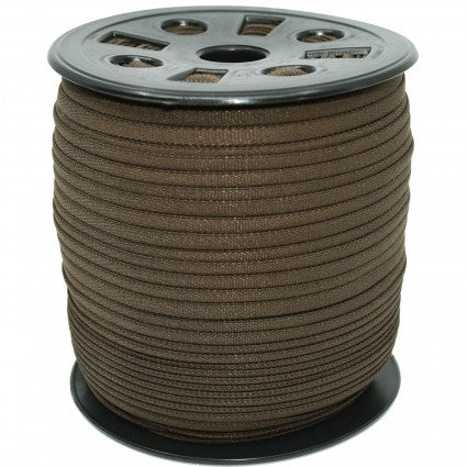Banded Stretch Elastic 1/6" Brown