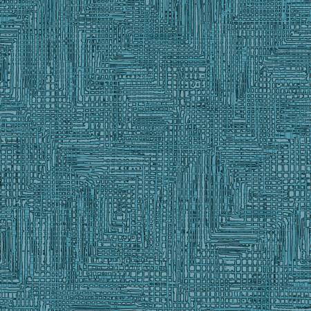 Grass Roots Dark Teal Grass Cloth Texture