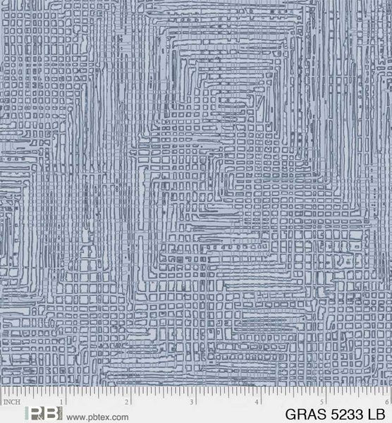 Grass Roots Lt Blue Grass Cloth Texture