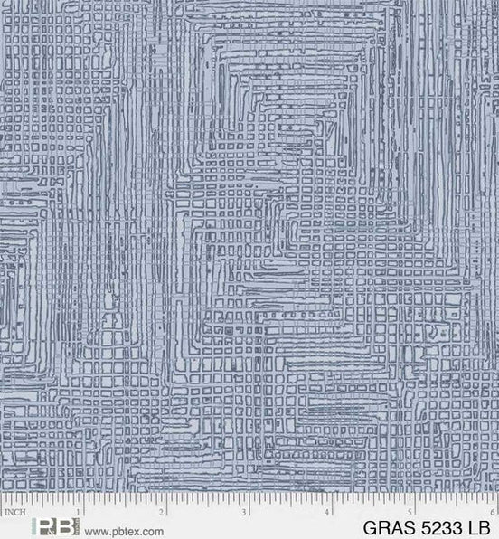 Grass Roots Lt Blue Grass Cloth Texture
