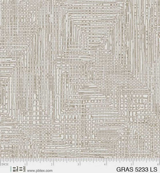 Grass Roots Lt Silver Grass Cloth Texture