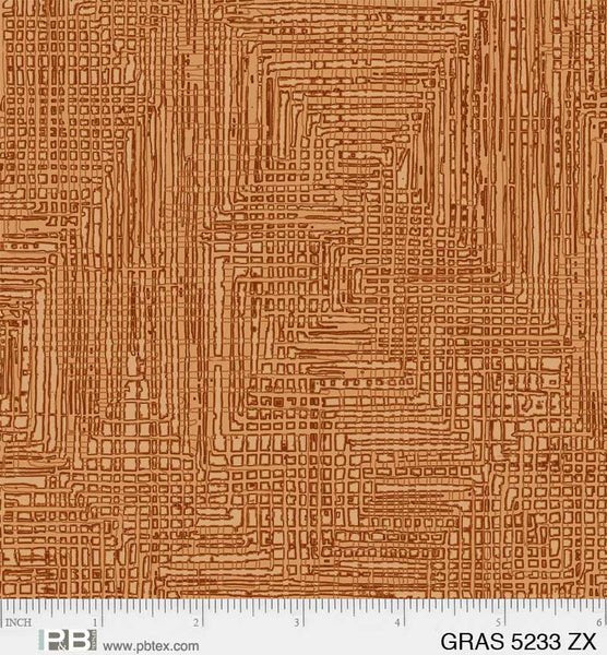 Grass Roots Copper Grass Cloth Texture