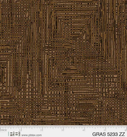 Grass Roots Brown Grass Cloth Texture