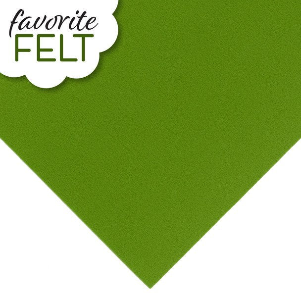 OESD Favorite Felt Grass Green 2/pk