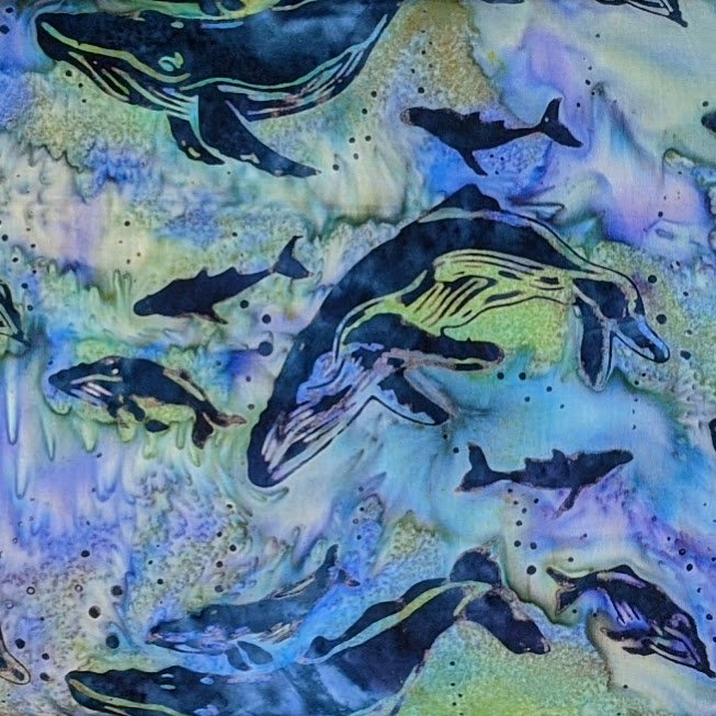 Bali Handpaints Humpback Whales Ocean