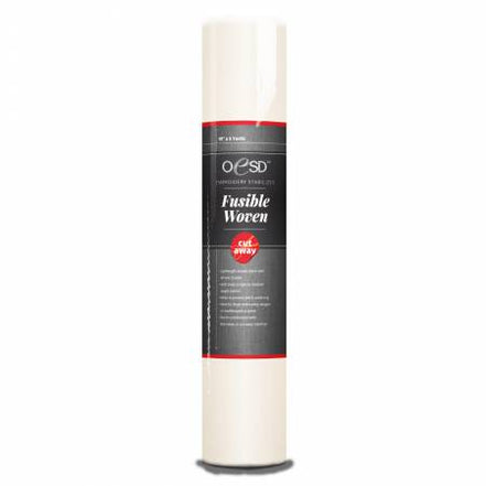 OESD Fusible Woven White 15in x 5 yds