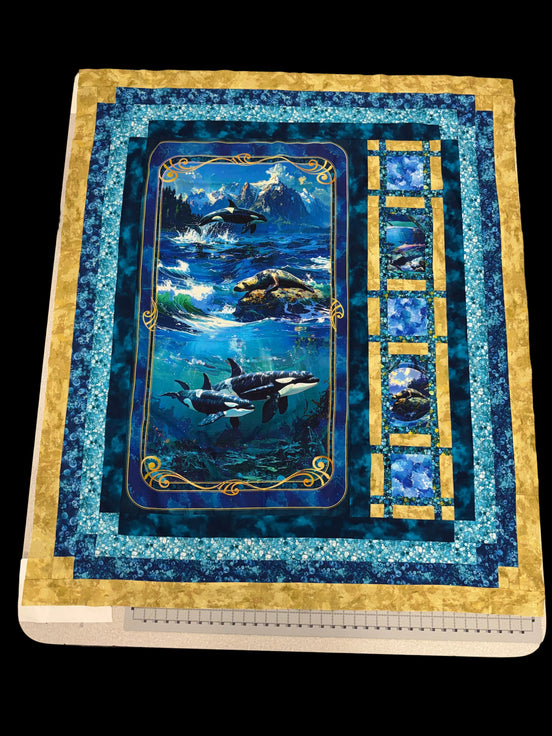 Under The Sea Quilt 48" x 56"
