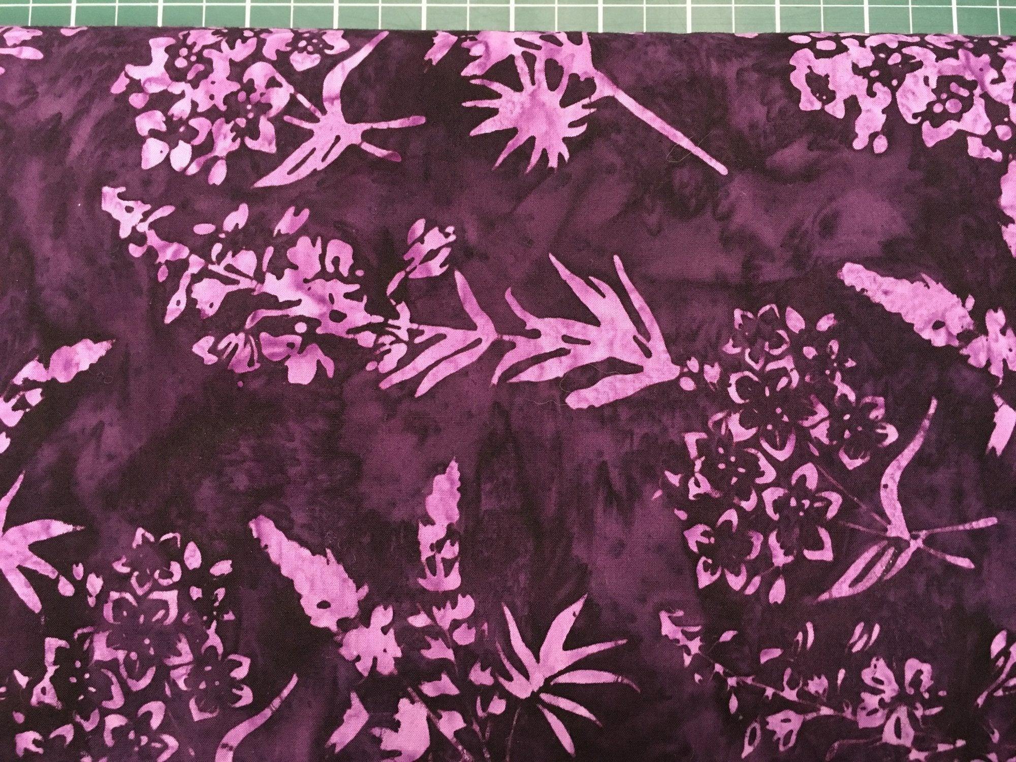 Bali Batik Custom Alaska Flowers Azure