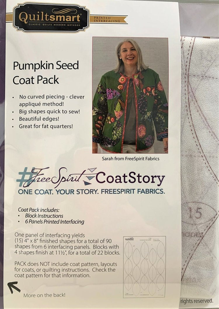 Clearance Quiltsmart Pumpkin Seed Coat Pack