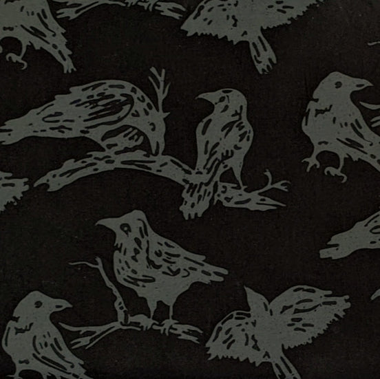 Custom Alaska Batik Ravens Raven