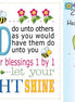 Zipper Charm Message Be Kind