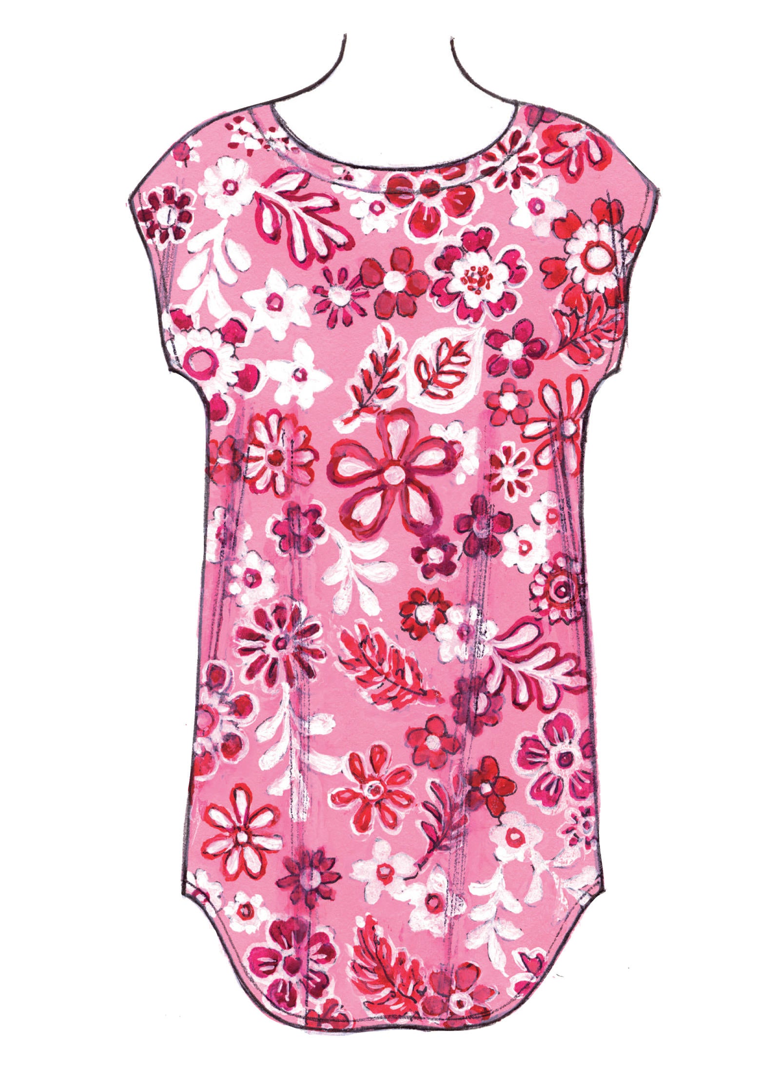 K3551 Girl's Night Shirt