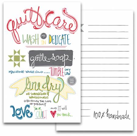 Quilt Care Gift Note Cards