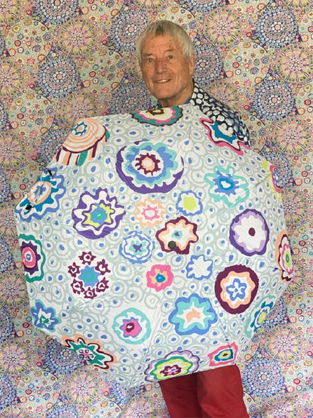 Kaffe Fassett Umbrella Aqua