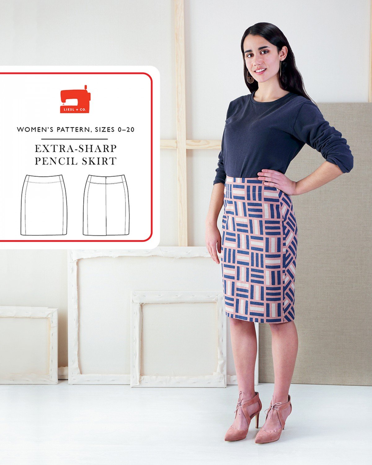 Liesl & Co Extra-Sharp Pencil Skirt
