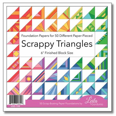 Scrappy Triangle Foundation 6in Paper-Piecing Pad