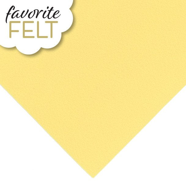 OESD Favorite Felt Light Yellow 2/pk