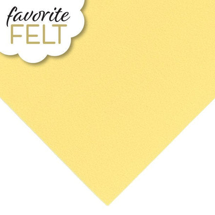 OESD Favorite Felt Light Yellow 2/pk