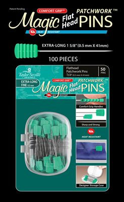 Magic Pins Flathead Patchwork Extra Long Fine
