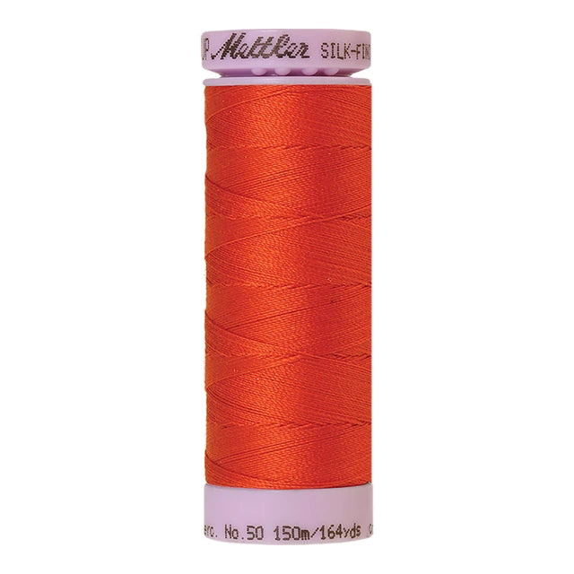 Mettler Silk Finish 50wt 100% Cotton 9105-0450 Paprika