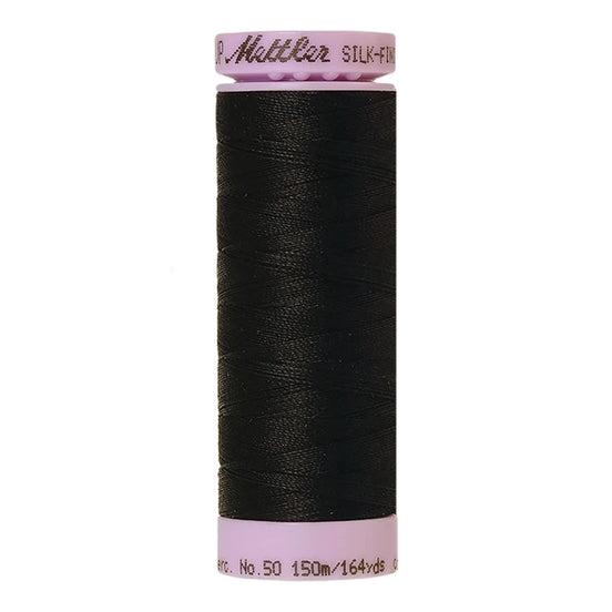 Mettler Silk Finish 50wt 100% Cotton 9105-4000 Black